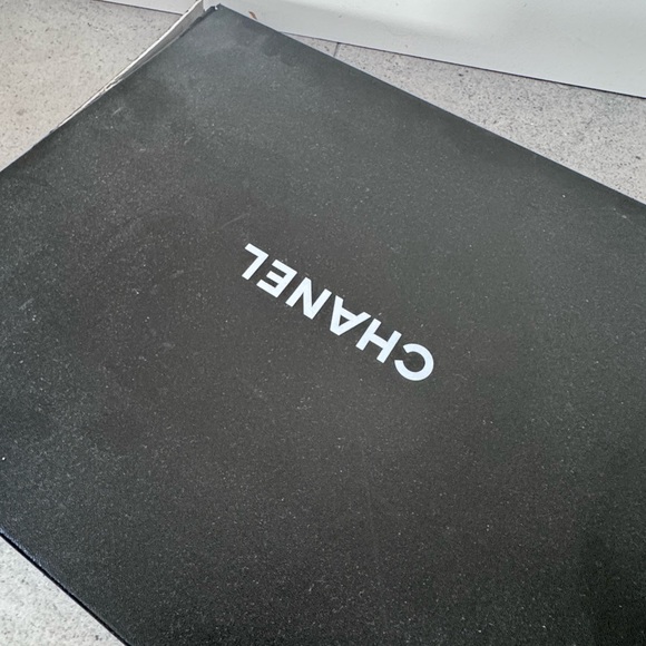 CHANEL Black Leather Lace-Up Boots - Picture 4 of 8